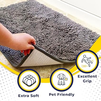 Microfiber Dog Door Mat For Muddy Paws