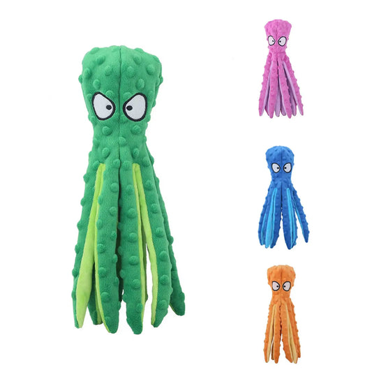 Plush Toy Octopus Dog Interactive Toy Indestructible