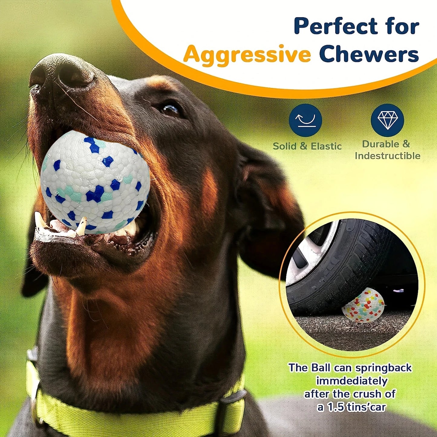Dog Toy Durable Crew Ball Pet Interactive