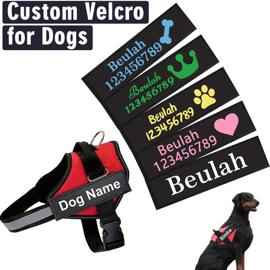 Pet Harness Custom ID Tag