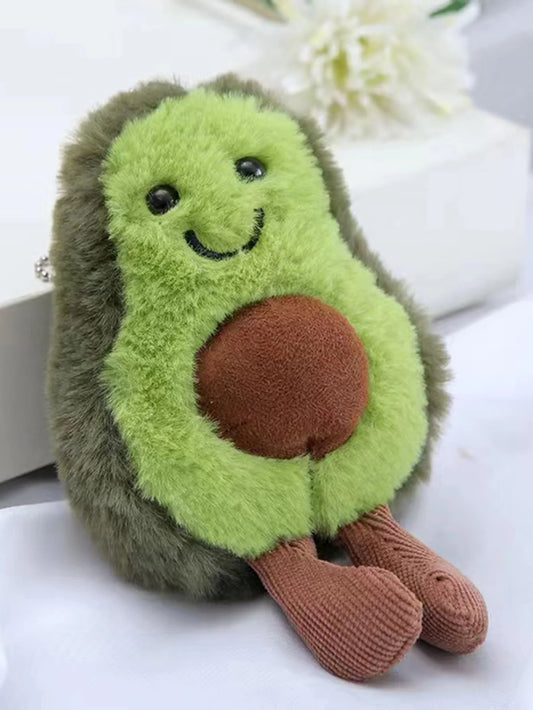 A cute avocado pet plush toy