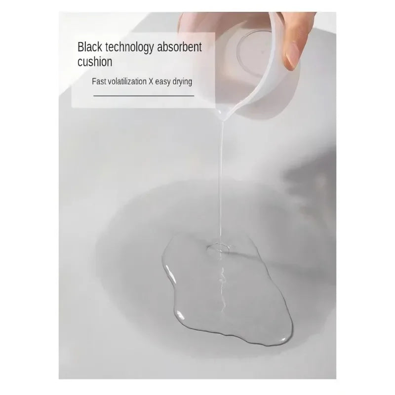 Super absorbent floor mat for bathroom