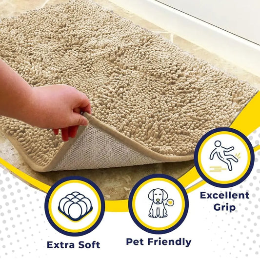 Entryway Dog Door Mat For Muddy Paws