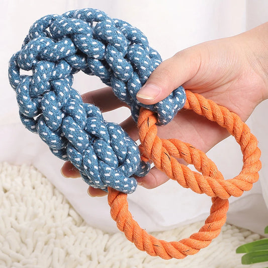 Handwoven Pet Dog Toy for Teeth