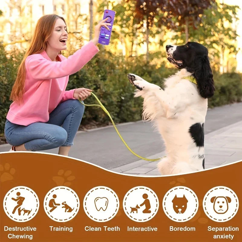Dog Teething Toy Silicone Remote Control