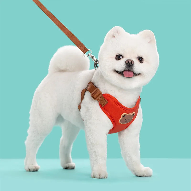 Pet Dog Harness Leash Set Small Medium