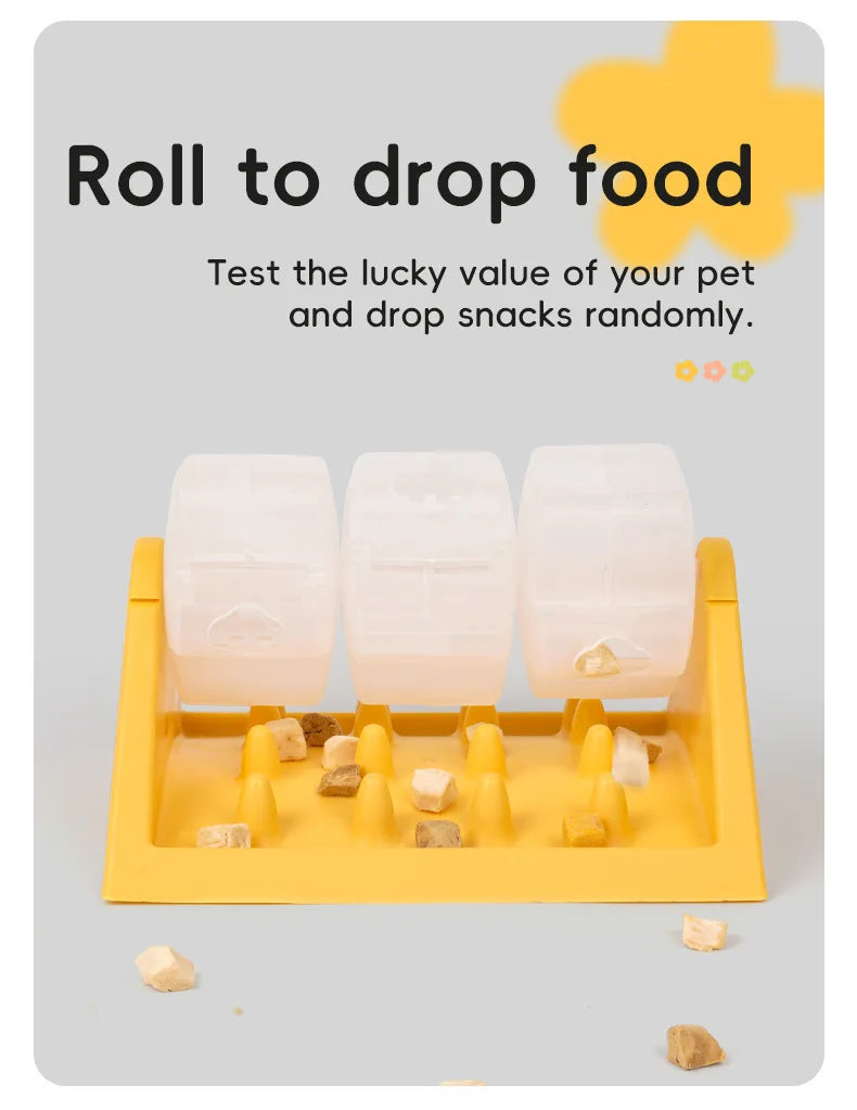 Interactive Slow Feeder Dog Bowl - Puzzle Toy for Anxiety