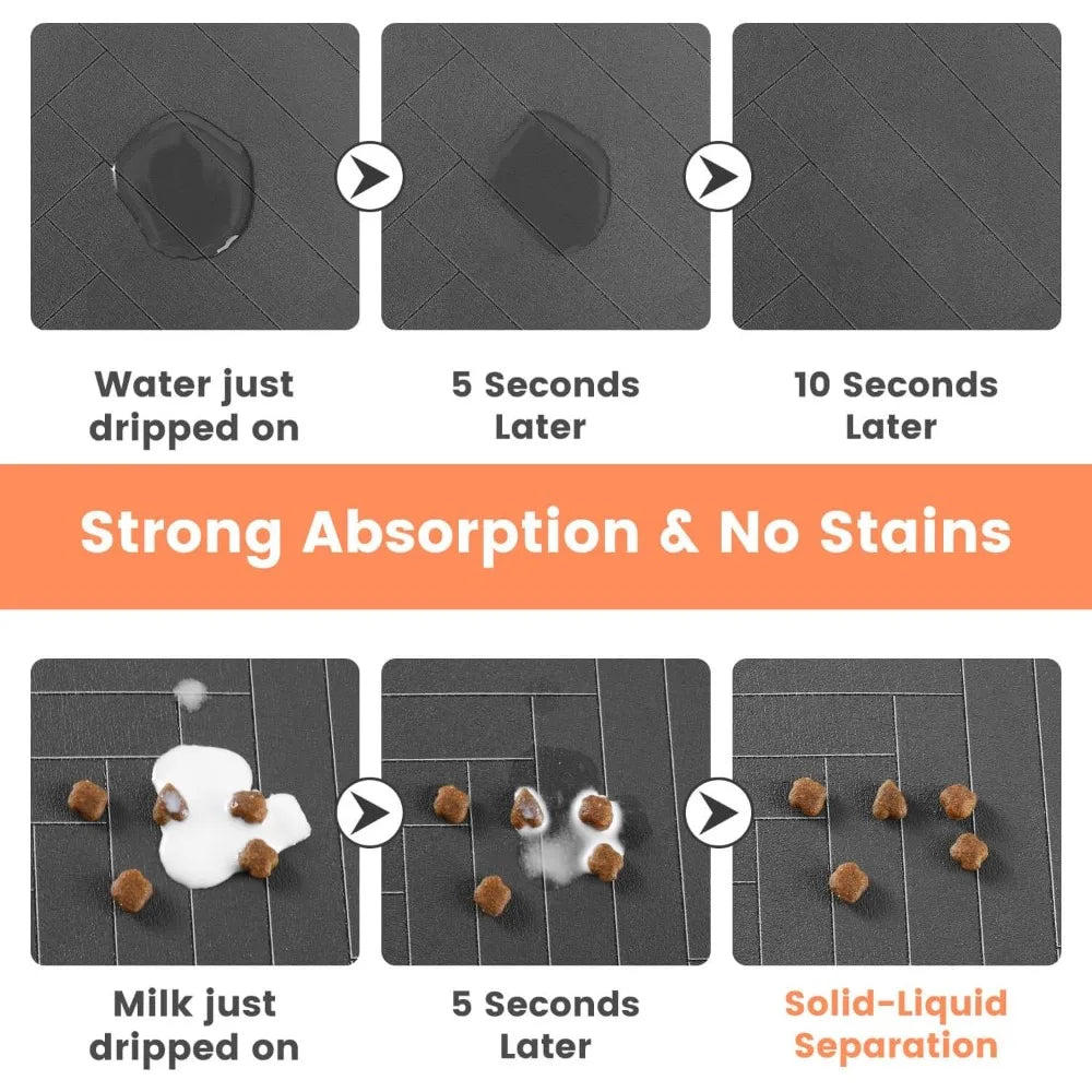 Pet Feeding Mat Absorbent Mat for Food