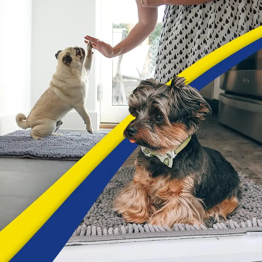 Microfiber Dog Door Mat For Muddy Paws