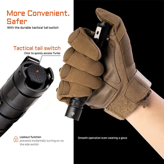 ACEBEAM TAC 2AA LED flashlight 1600 lumen