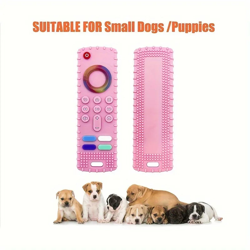 Dog Teething Toy Silicone Remote Control