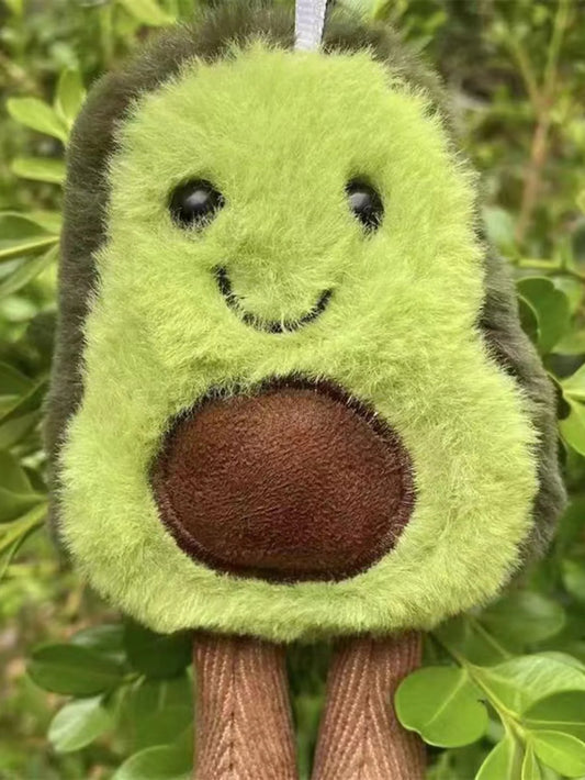 A cute avocado pet plush toy