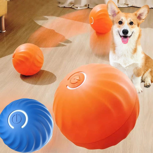 USB Jumping Rotating Interactive Dog Chew Toy