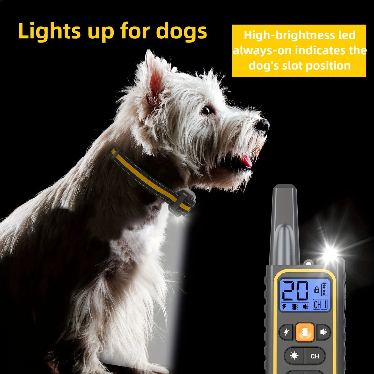 Anti Barking Shock Vibration Collar /Clicker