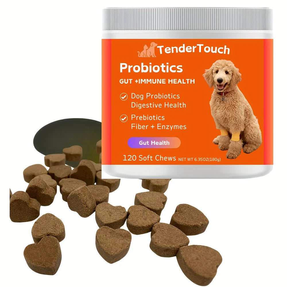 120 Chews - Dog Probiotics for Digestive Support