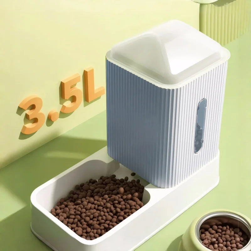 Gravity Pet Feeding Set With Removable Bowls
