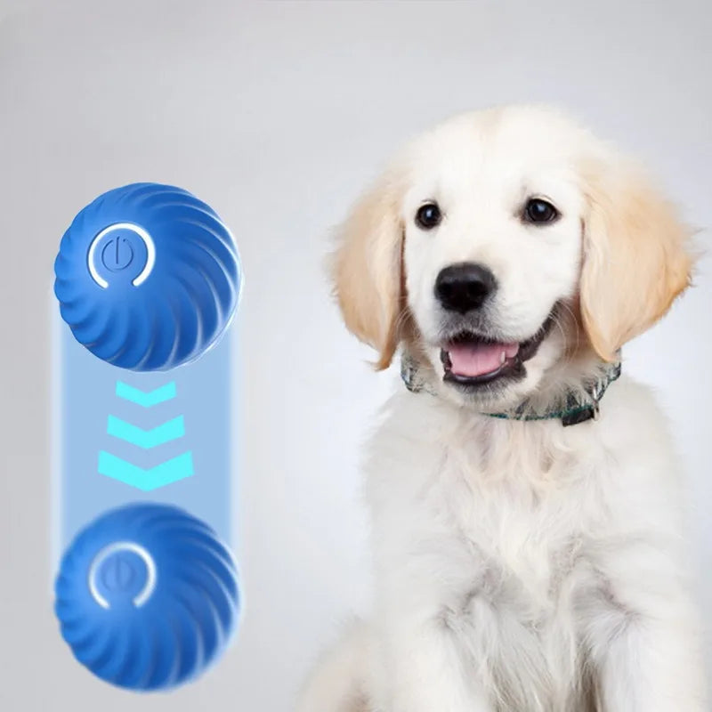 USB Jumping Rotating Interactive Dog Chew Toy