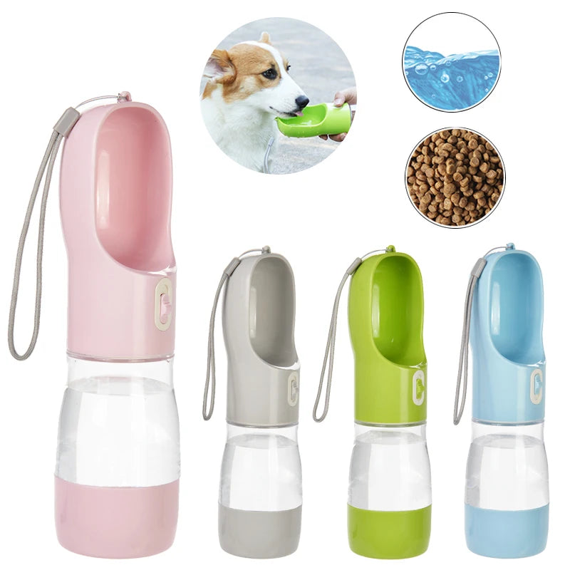 Dog Water Bottle and Bowls Outdoor Travel