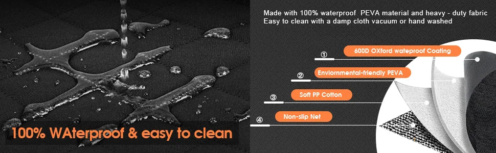 Dog Car Seat Cover Waterproof Scratch Proof Nonslip