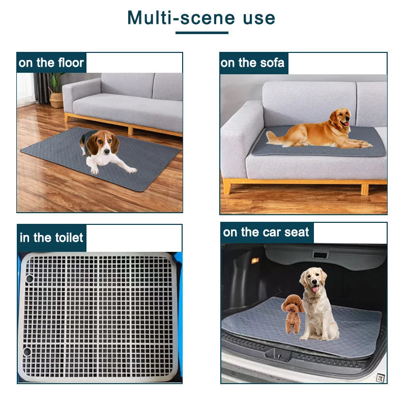 Reusable Dog Pee Pad Blanket Absorbent Diaper