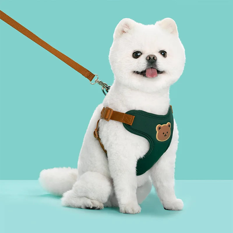 Pet Dog Harness Leash Set Small Medium