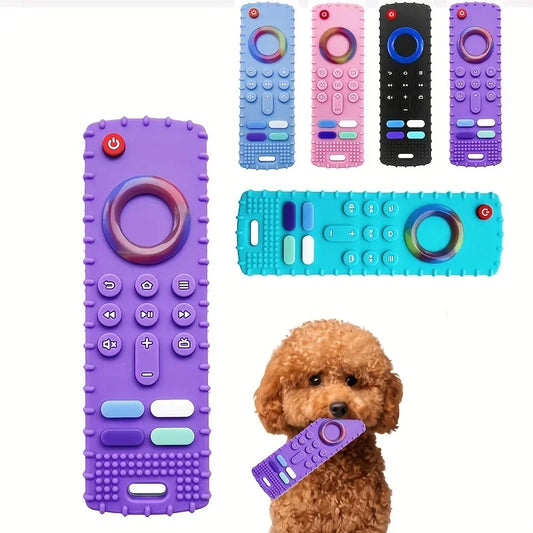 Dog Teething Toy Silicone Remote Control