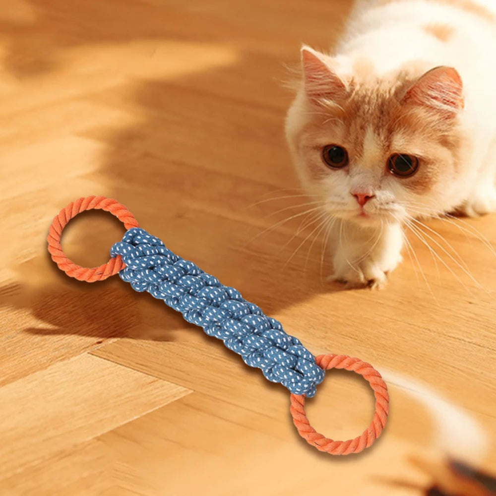 Handwoven Pet Dog Toy for Teeth