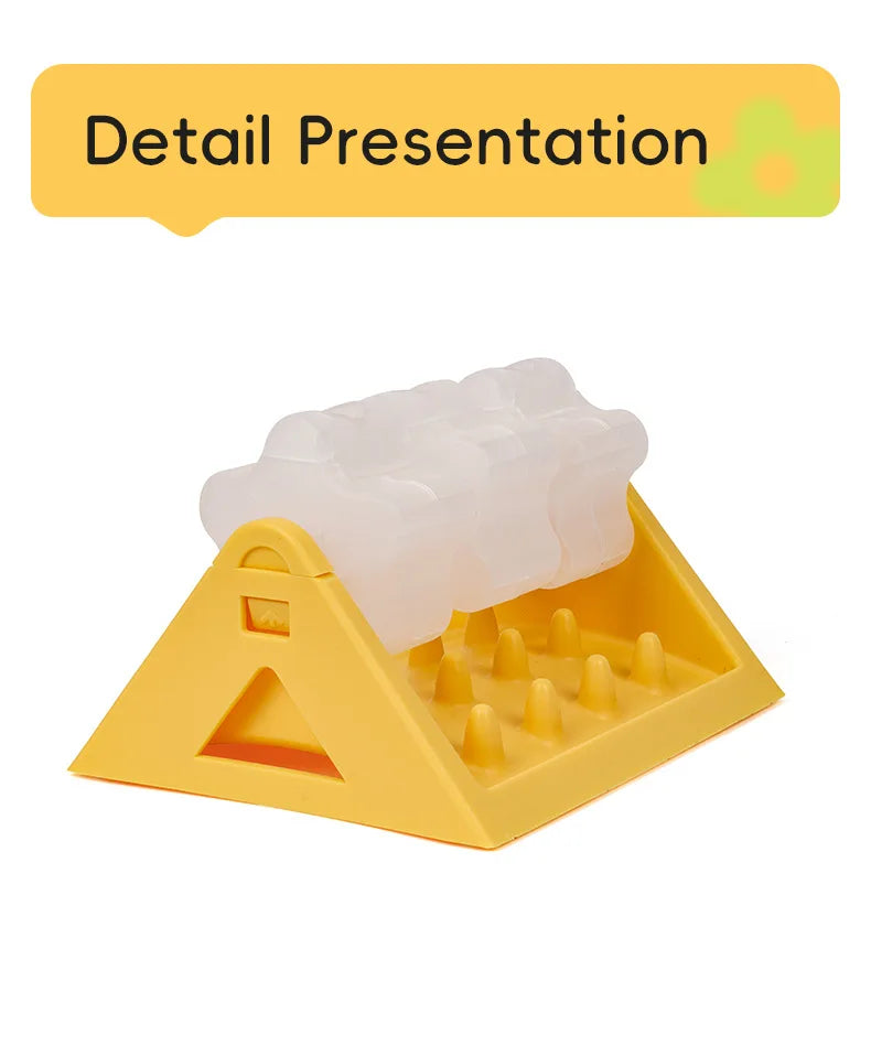 Interactive Slow Feeder Dog Bowl - Puzzle Toy for Anxiety
