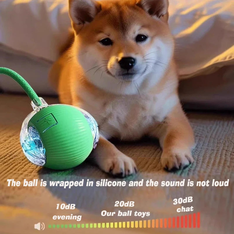 Interactive Ball,Automatic Rolling Dog Ball Rechargeable,Smart