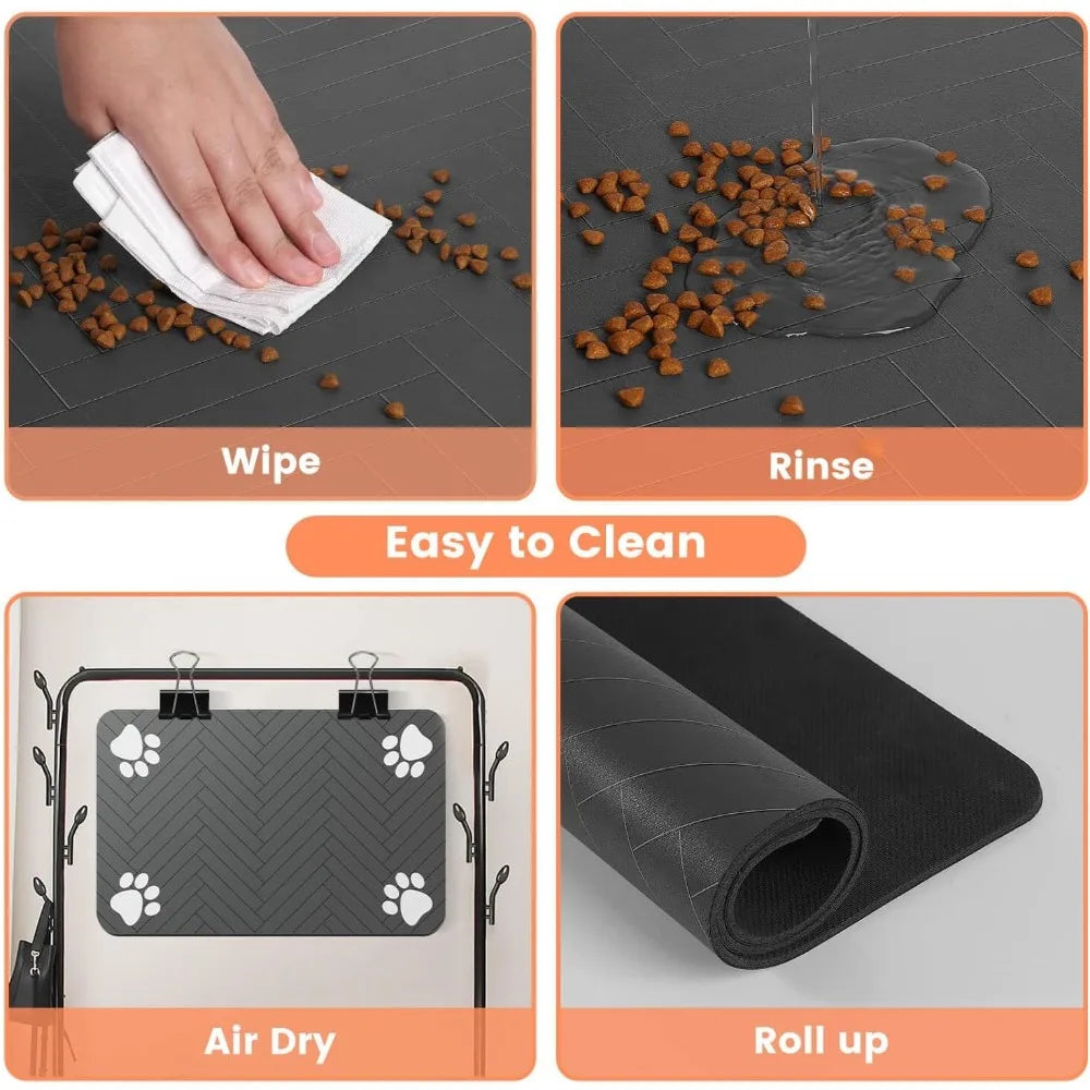 Pet Feeding Mat Absorbent Mat for Food