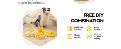 Dog Toys Slow Feeder Interactive Puzzle