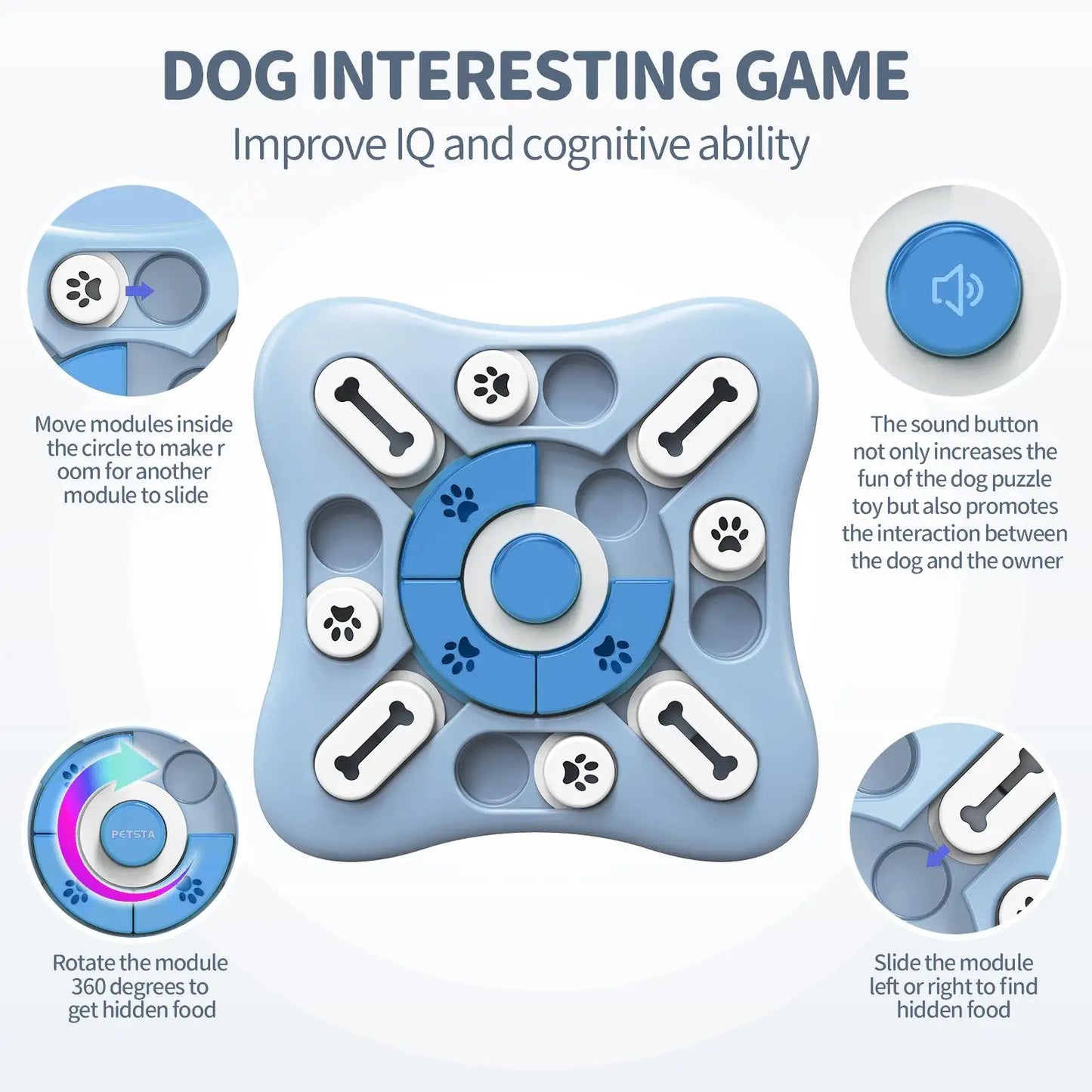 Dog Toys Slow Feeder Interactive Increase Puppy IQ