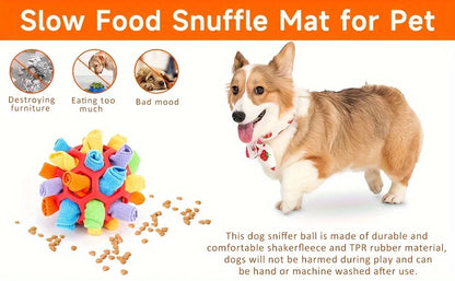 Dog Toy - Sniffing Ball for Hiding Treats