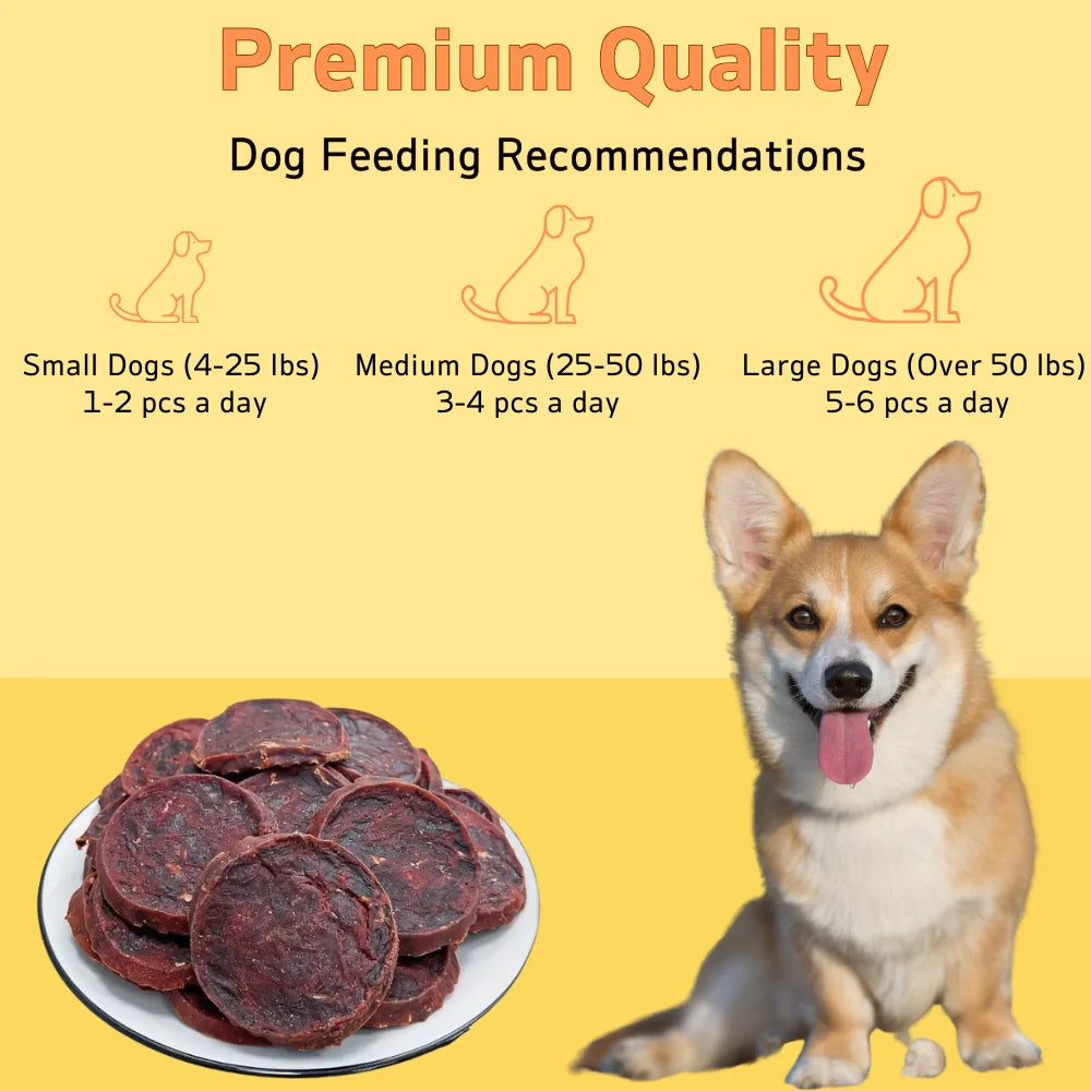 Duck Slices Dog Treats, Healthy, High Protein