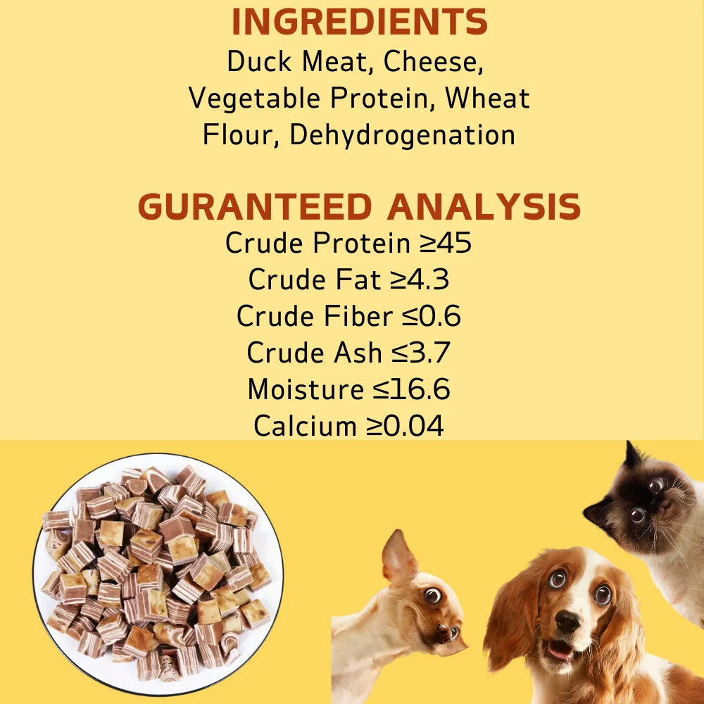 Meat Cubes Dog Treats, Healthy, Easily Digestible