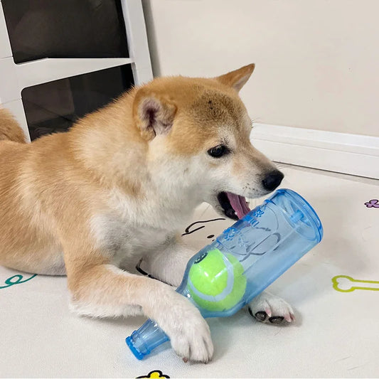Bite-resistance Beer Bottle with Tennis Ball