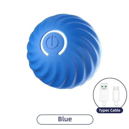Dog Toy Ball Electronic Interactive Pet Toy Ball Electronic Interactive Fun, Stress Relieving Flexible Self Entertaining Ball
