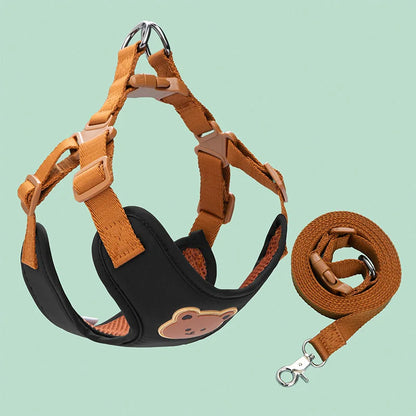 Pet Dog Harness Leash Set Small Medium