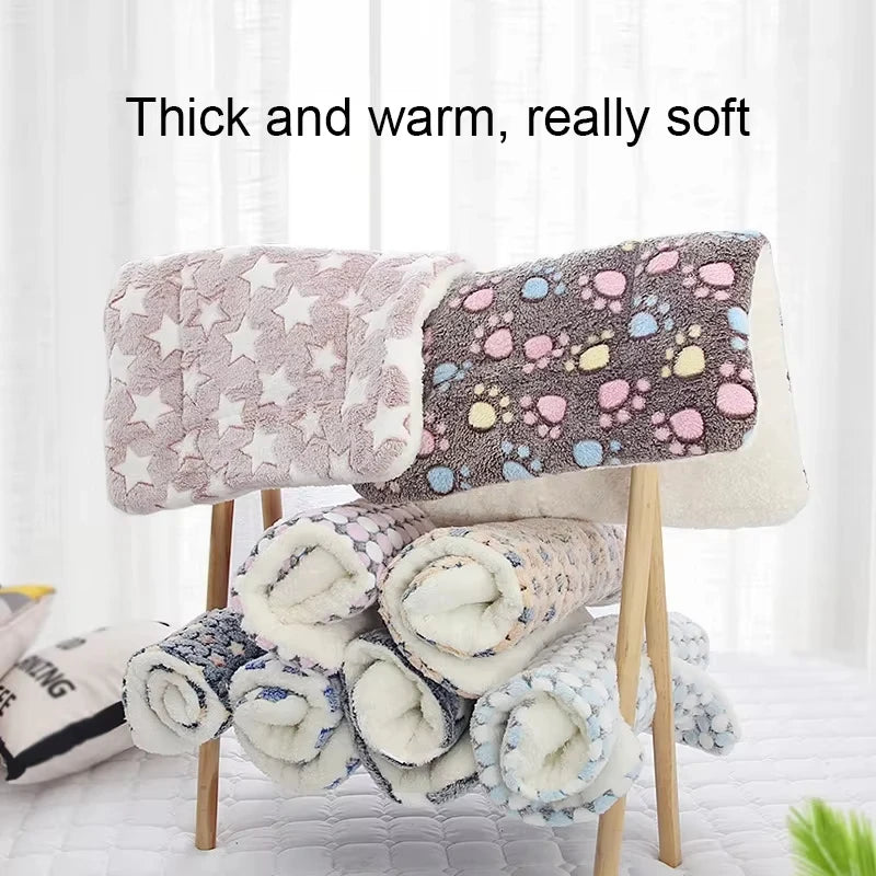 Flannel Pet Sleeping Mat Dog Bed