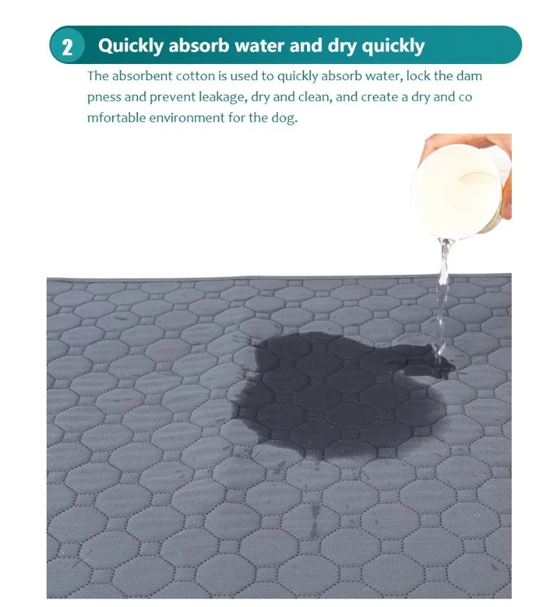 Reusable Dog Pee Pad Blanket Absorbent Diaper