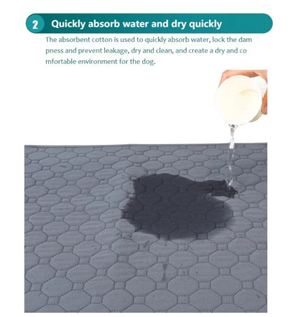 Reusable Dog Pee Pad Blanket Absorbent Diaper