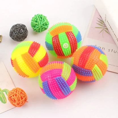 Glowing Ball Dog Interactive Toys