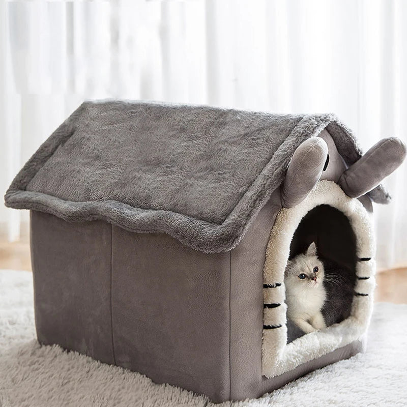 Soft Pet Bed Tent House Dog Kennel