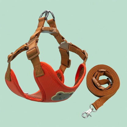 Pet Dog Harness Leash Set Small Medium