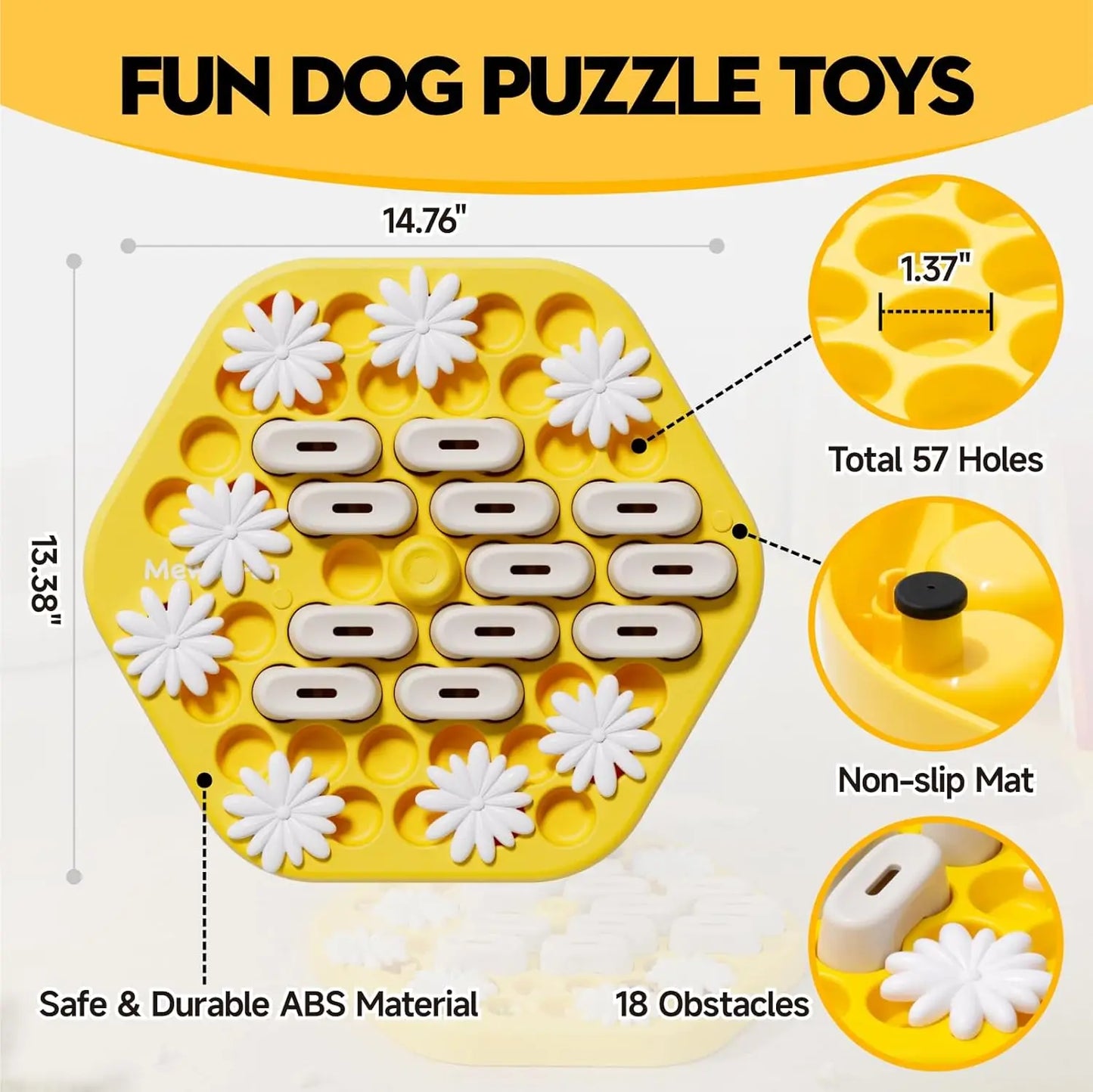 Dog Toys Slow Feeder Interactive Puzzle