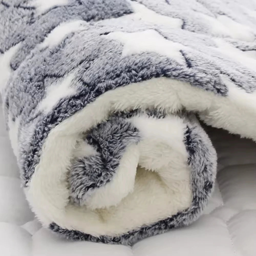 Flannel Pet Sleeping Mat Dog Bed
