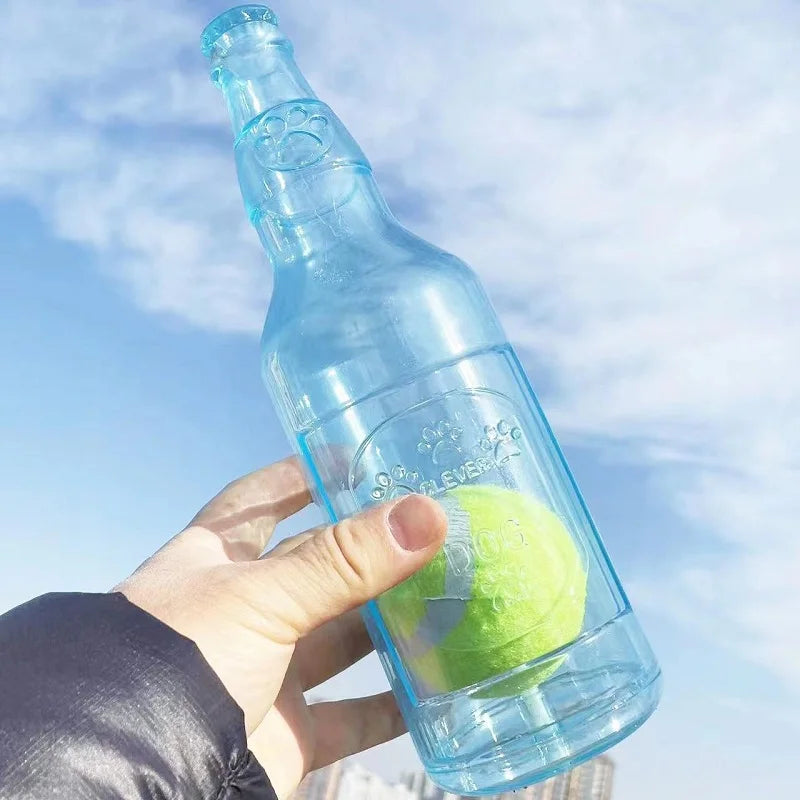 Bite-resistance Beer Bottle with Tennis Ball