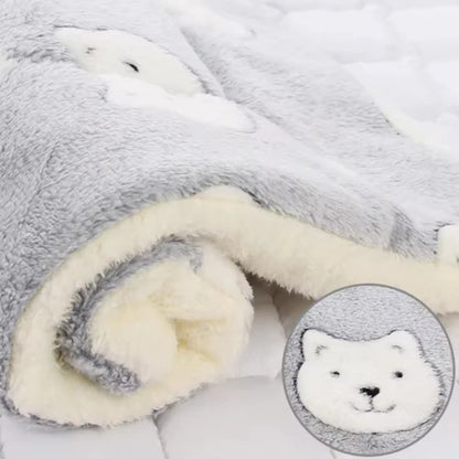 Flannel Pet Sleeping Mat Dog Bed