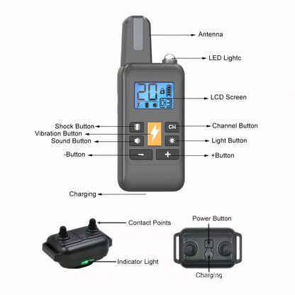 Anti Barking Shock Vibration Collar /Clicker