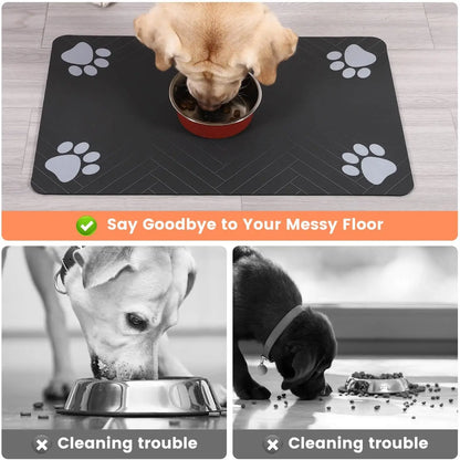 Pet Feeding Mat Absorbent Mat for Food